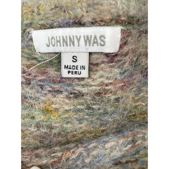 Johnny Was Pullover Sweater 100% Alpaca Size Small - Picture 3 of 9